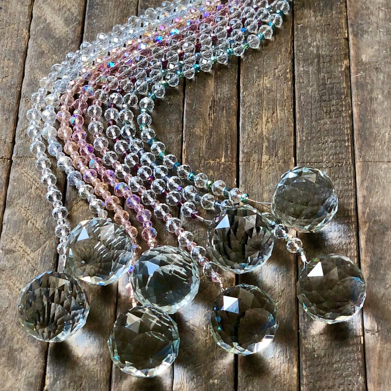 Prism Suncatcher large Suncatcher Rainbow Maker Crystal Etsy