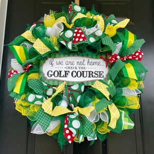 Masters Golf Wreath/Golf Wreath/Retirement wreath