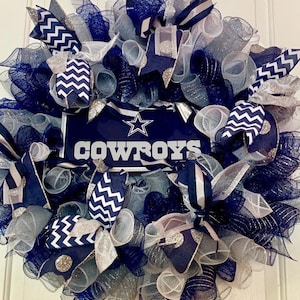 Dallas Cowboy Wreath, Dallas Wreath,Football wreath, NFL wreath, Cowboy Wreath