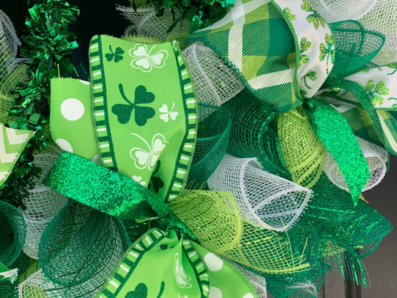 St Patrick's Day Wreath Front Door Wreath Irish Wreath. Etsy