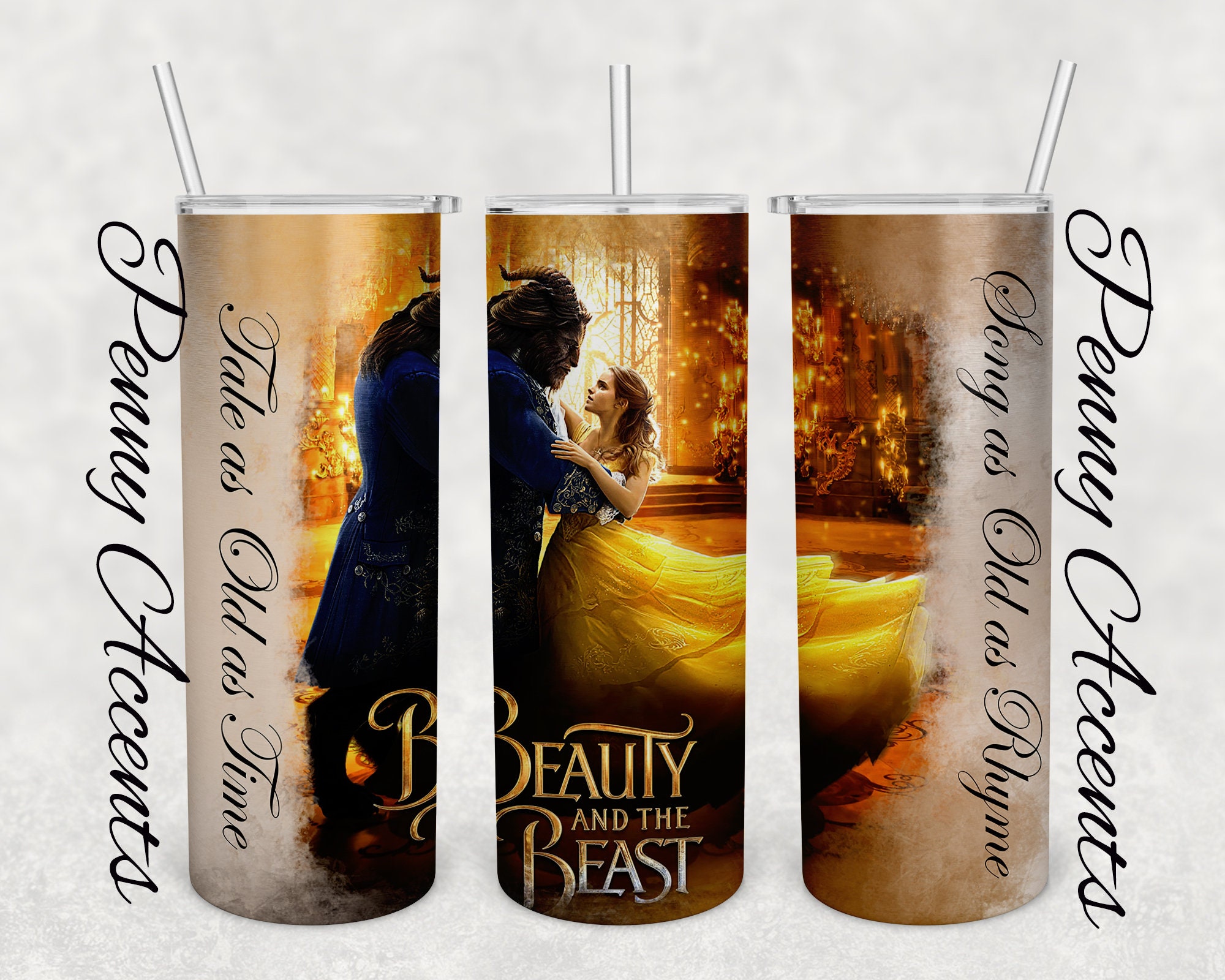 Beauty And The Beast Tumbler Awesome - Personalized Gifts: Family, Sports,  Occasions, Trending