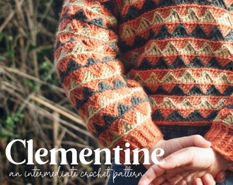 CLEMENTINE Kids Crochet Pullover  Pattern