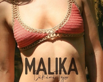 MALIKA BIKINI TOP Crochet Pattern