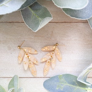 Dangle Leaf Earrings
