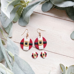Santa’s Belt Earrings