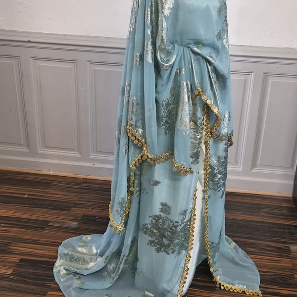 tenue traditionnelle chaoui chaouia mariage robe chaoui algérienne melhfa berbère différente couleur mehlfa melhfa robe oriental Algérie