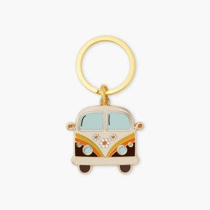 Retro Bus Keychain