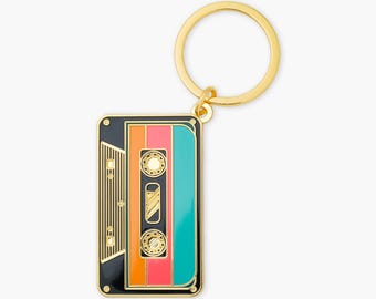 Cassette Keychain | Hard Enamel