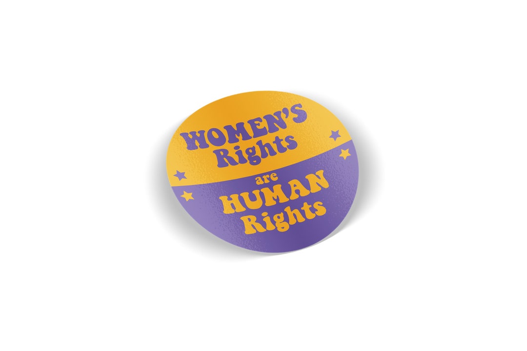 Women's Rights Are Human Rights Bumper Sticker,womens Suffrage Womens ...