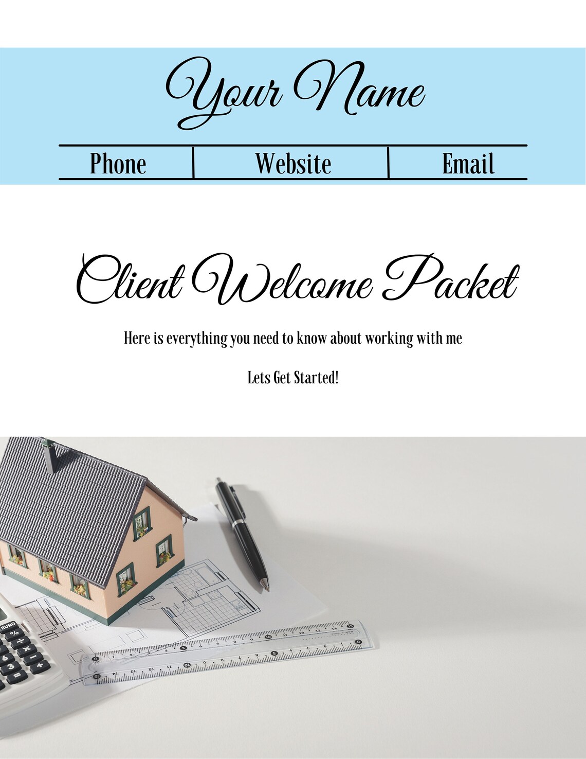 Real Estate Packet New Client Forms Packet Real Etsy