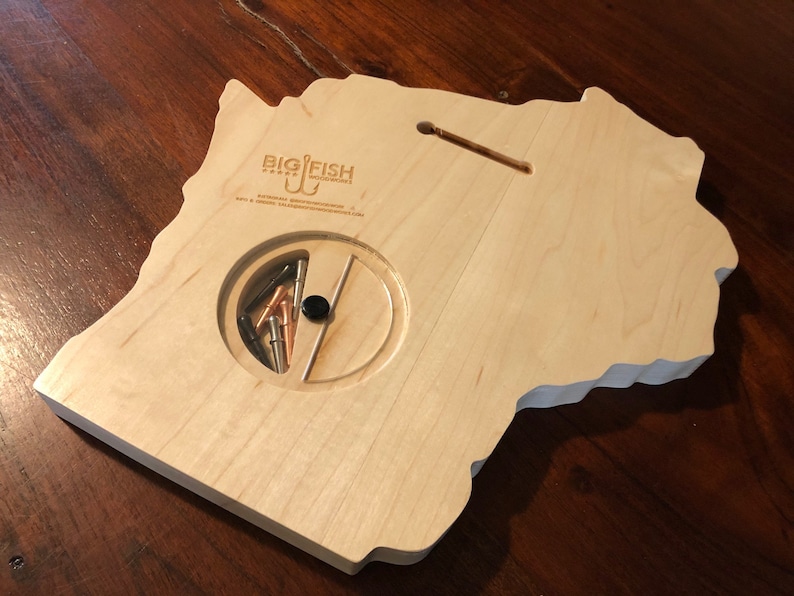 HOME Wisconsin Cribbage Board Etsy