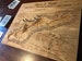 Personalized, Customized Lake Cribbage Board & Wall Art 