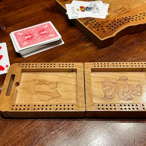 Pocket Cribbage Board - University of Wisconsin Badgers - Customizable
