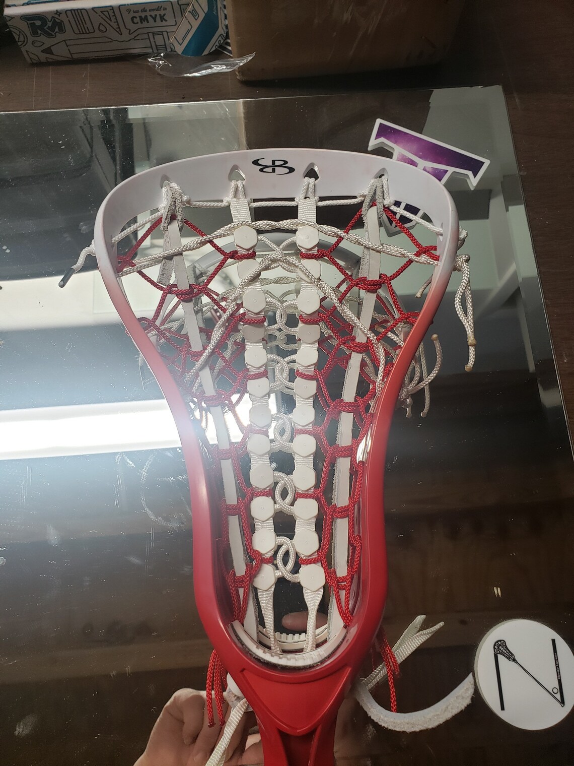 Custom Dyed and Strung Women's Lacrosse Head W/ Runway Traditional