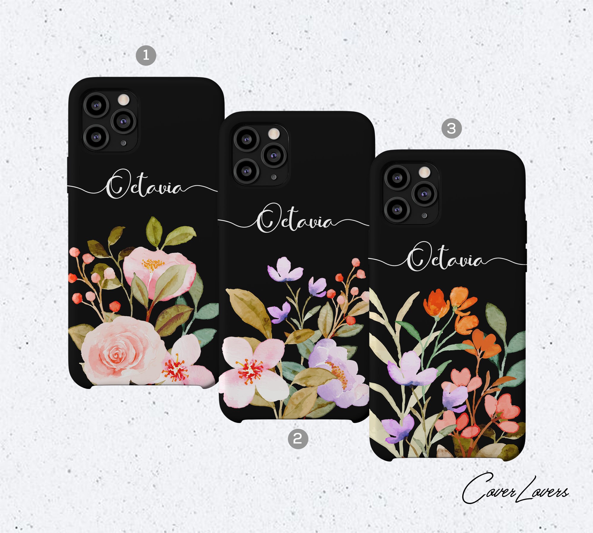 Watercolor Floral Huawei P30 P40 P Lite Pro Case Honor V30 Etsy