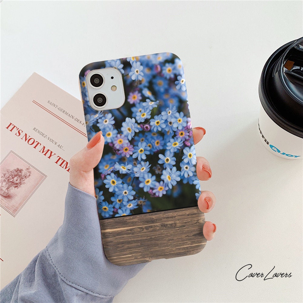 Flowers Blue Google Pixel 3a 4a 5 Case Google Pixel 3 4 Xl Etsy