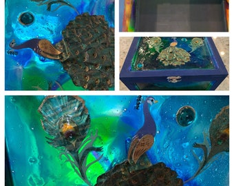 Stained Glass LED Keepsake Box. Free personalization. Free shipping!