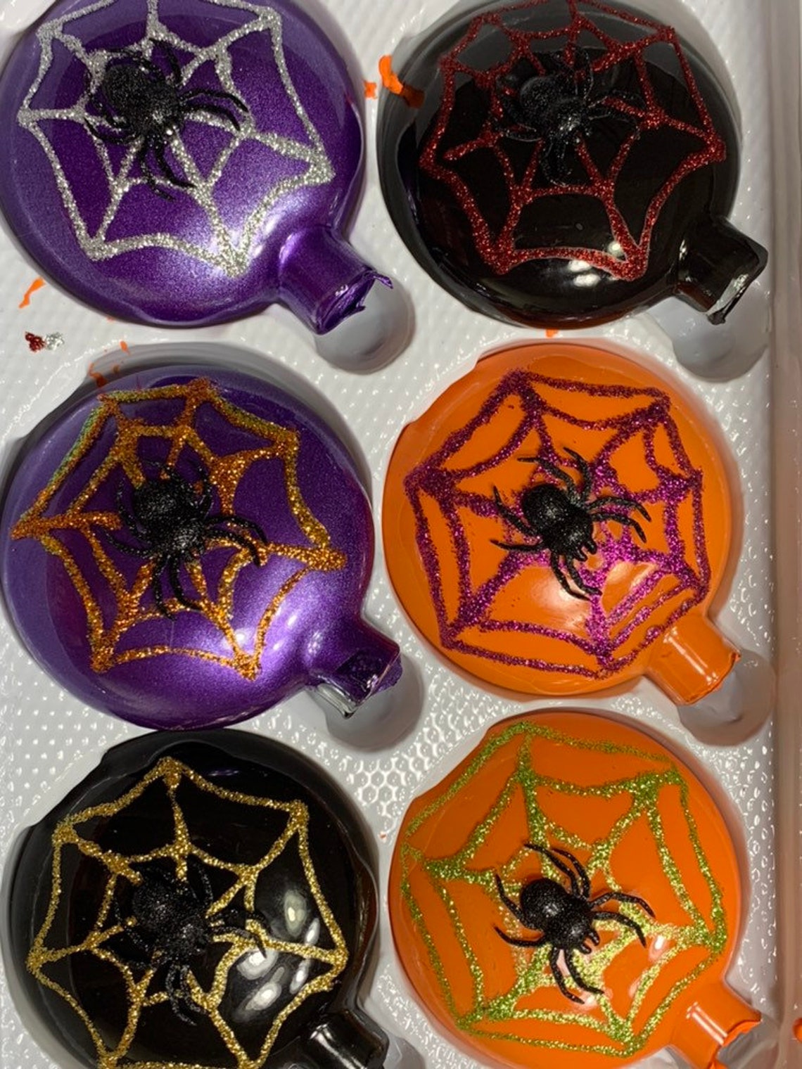 Halloween Ornament Set 6 | Etsy