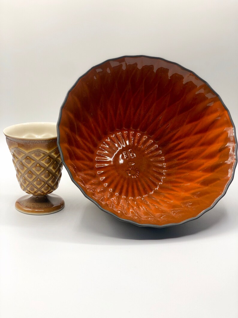 Handcraft & Handglazed Large Bowl Fruit or Salad Bowl Etsy