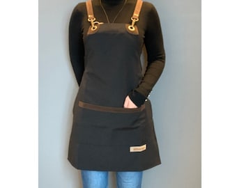 Apron with Pocket-Apron For Women-Apron For Men-Apron Gift-Chef-Apron-Teacher Gift-Barista-Kitchen Apron-Barber-Artist-Bartender-Stylist
