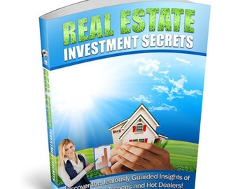 Ebook— Real Estate Investment Secrets, PDF File, Ebook digital download, Ebook PDF