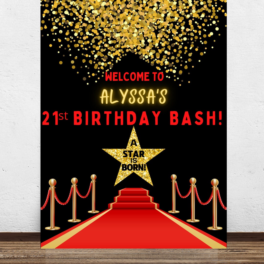 Red Carpet Sign, Red Carpet Theme, Red Carpet Event, Hollywood