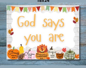 Sunday School Bulletin Board, Catholic Wall Art, Sunday School Poster, Classroom Decor, Christian Poster, Christian Bulletin Board, Poster