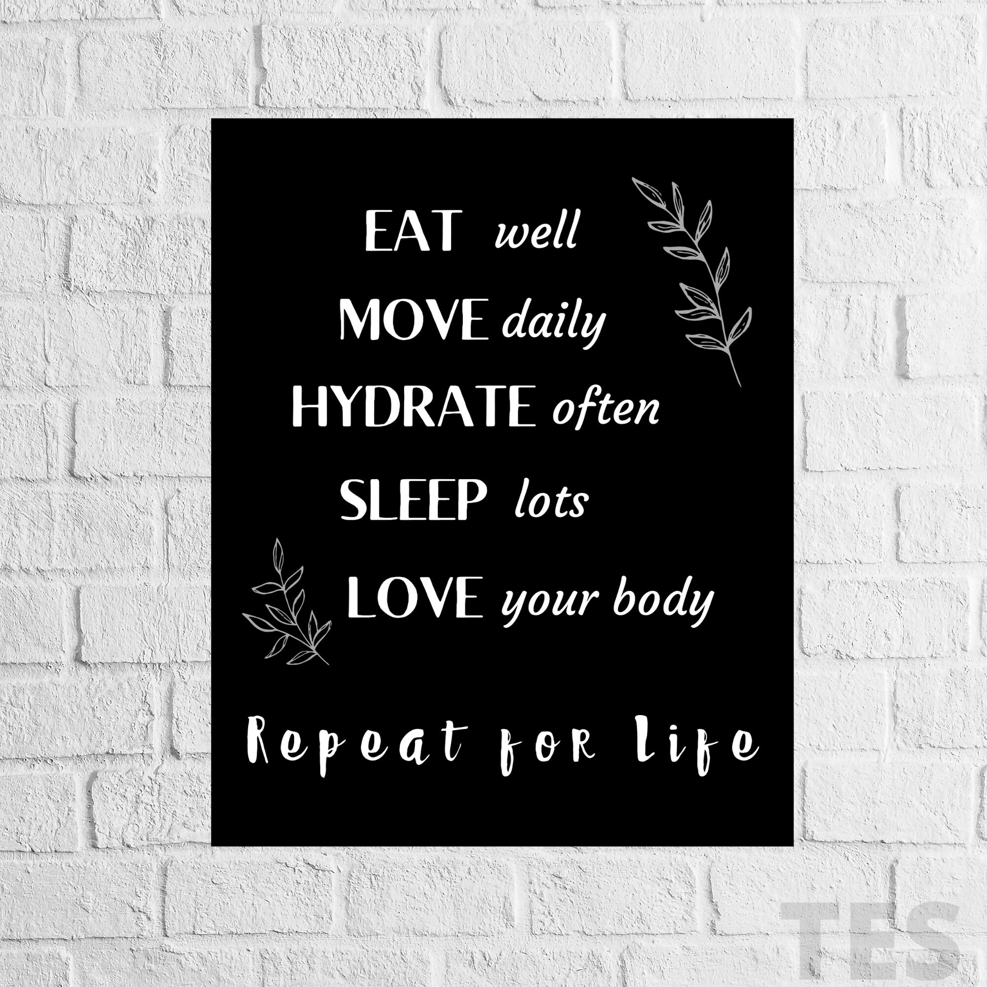 Affirmation Wall Art, Motivational Wall Prints, Affirmation Wall Decor ...