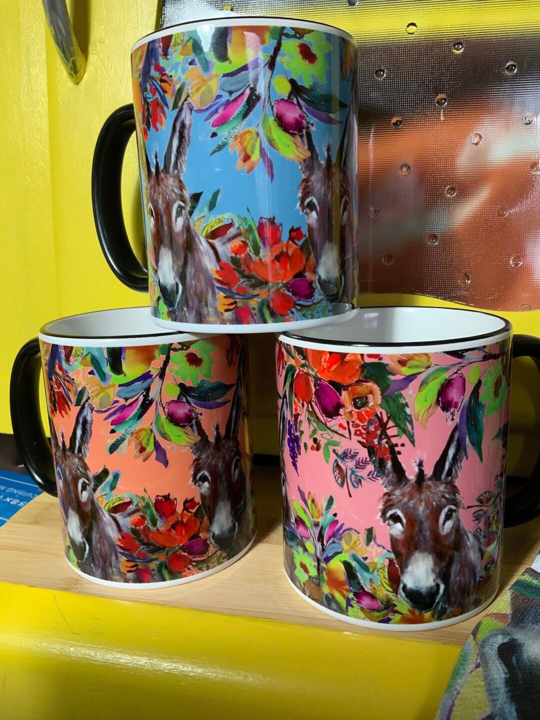 Lucy Donkey Mug Soo Cute Made in Uk Country Farmhouse Modern Etsy