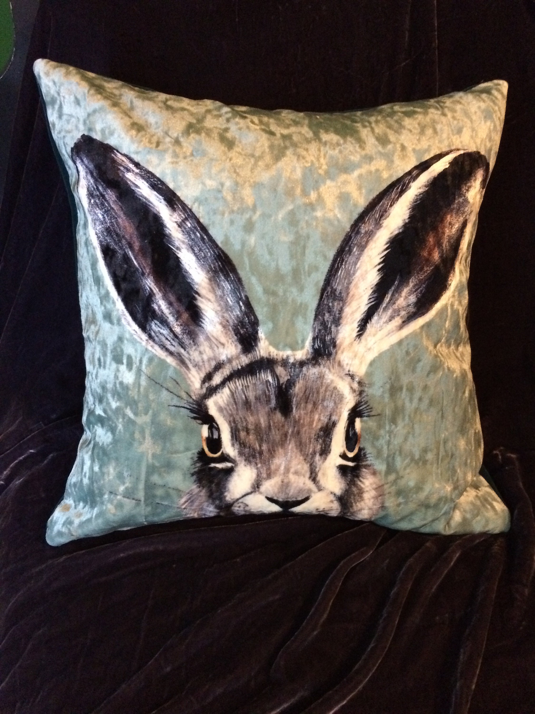 hare cushion covers