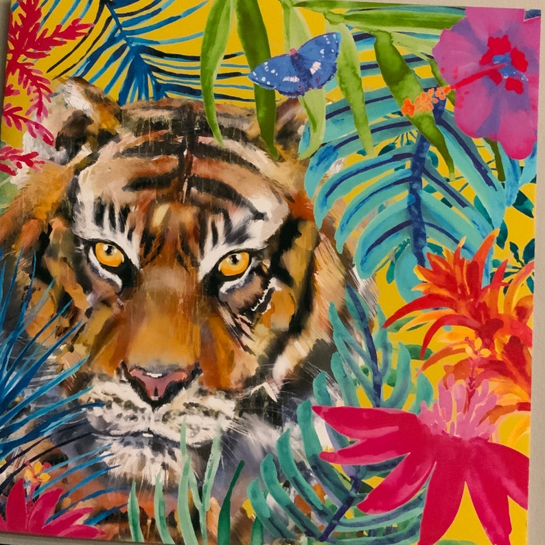 Waterproof outdoor cushions covers tropical animals birds Etsy