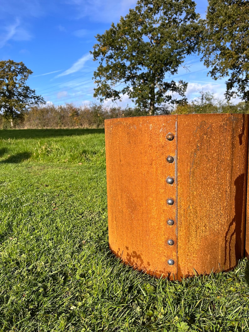 Planter Rivets Corten Steel Plant Pots Reclaimed Rivets - Etsy