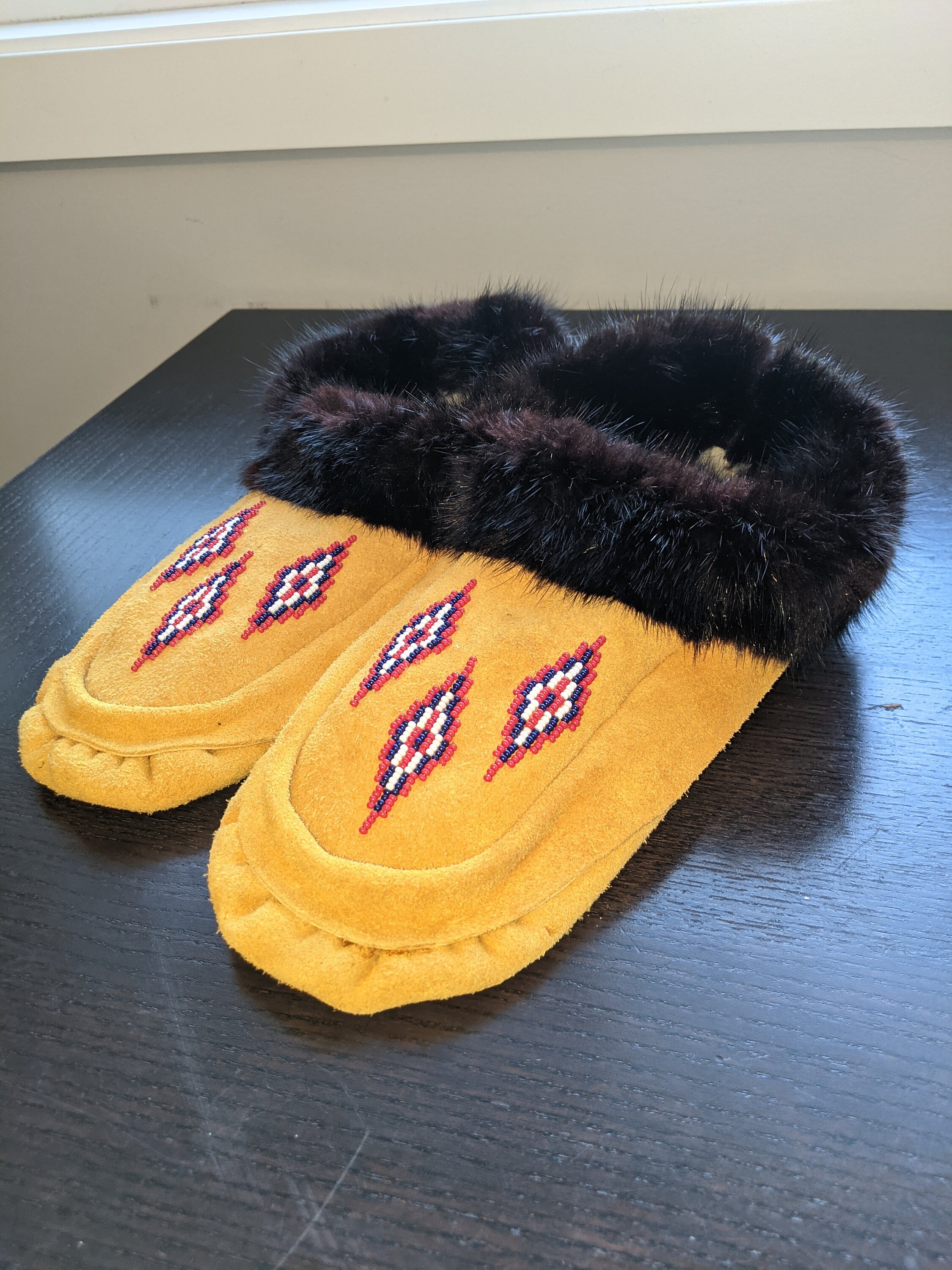 Beaded Moccasins Men's Size 10 - Etsy