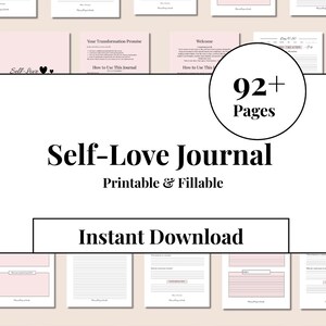 Self-Love Journal – 30-Day Guided Digital Download PDF