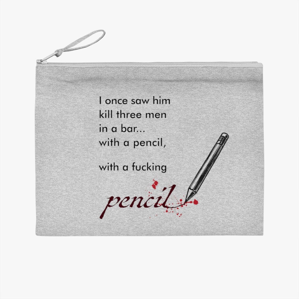 Make up Bag, Small Bag, Pencil Case, Pencil Pouch, Cute School Supply,  Zipper Pouch, Pouch, Cute Pencil Case, Organiser, Gray Pencil Pouch 