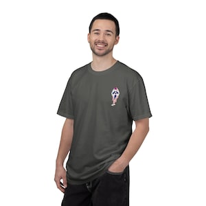 I-Scream Cone T-shirt | Small Chest Graphic, Pastel Pink & Blue