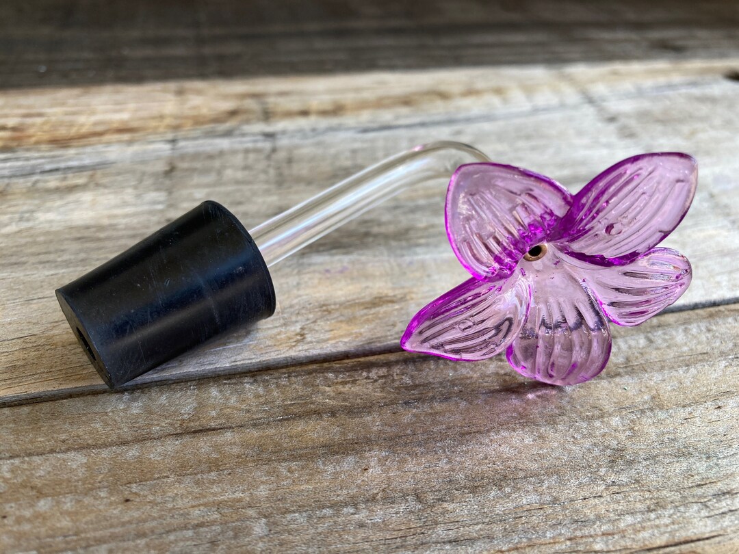 Wine Bottle Hummingbird Feeder Stopper Hummingbird Feeder Etsy