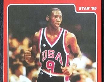 Mint Condition 1985 Star #10 Michael Jordan 1984 Olympic Gold Medalist Chicago Bulls