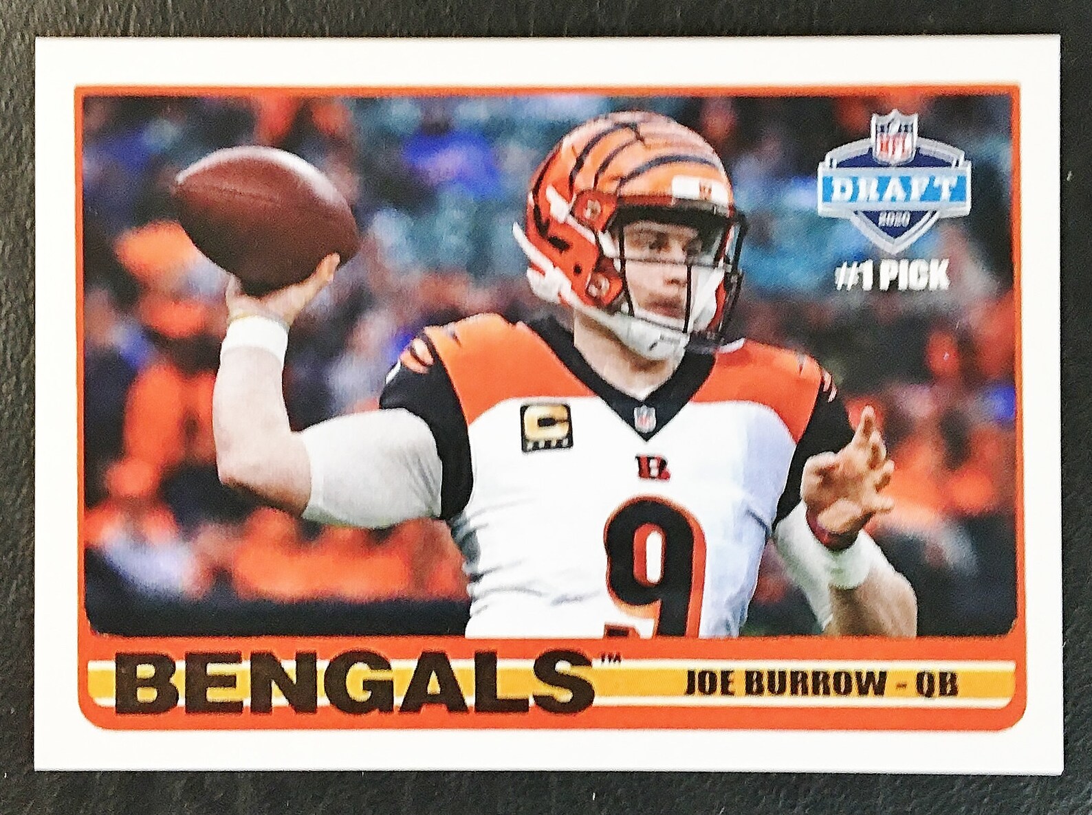 2020 Joe Burrow Rookie Custom Card Only One of 25 Made Etsy