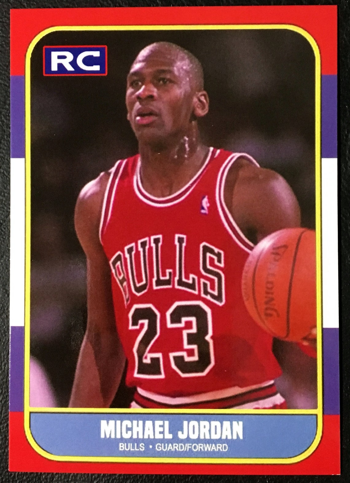 198687 Fleer 23 Michael Jordan Rookie Reprint Alternate Etsy