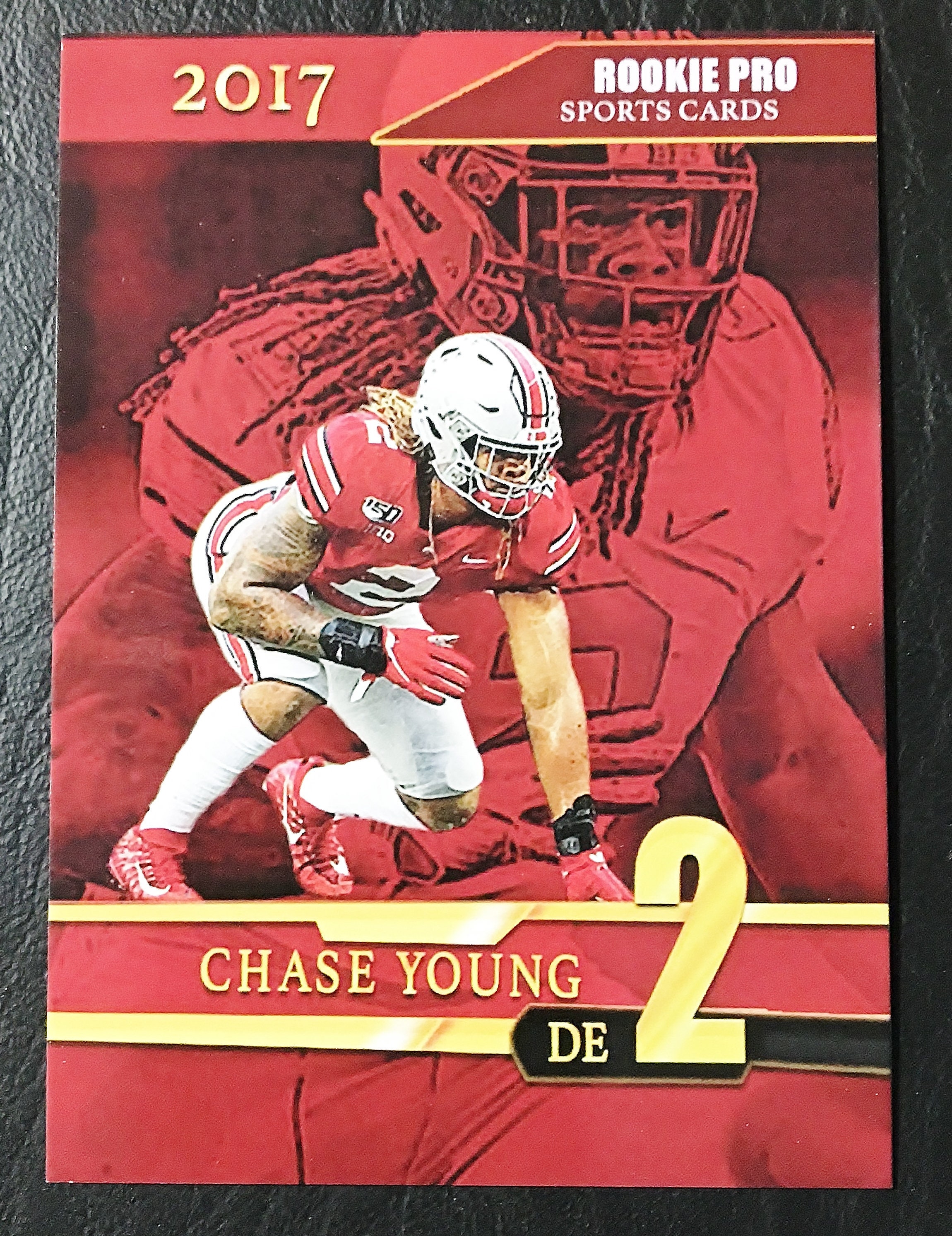 2017 Rookie Pro Chase Young Rookie Custom Card Mint - Etsy