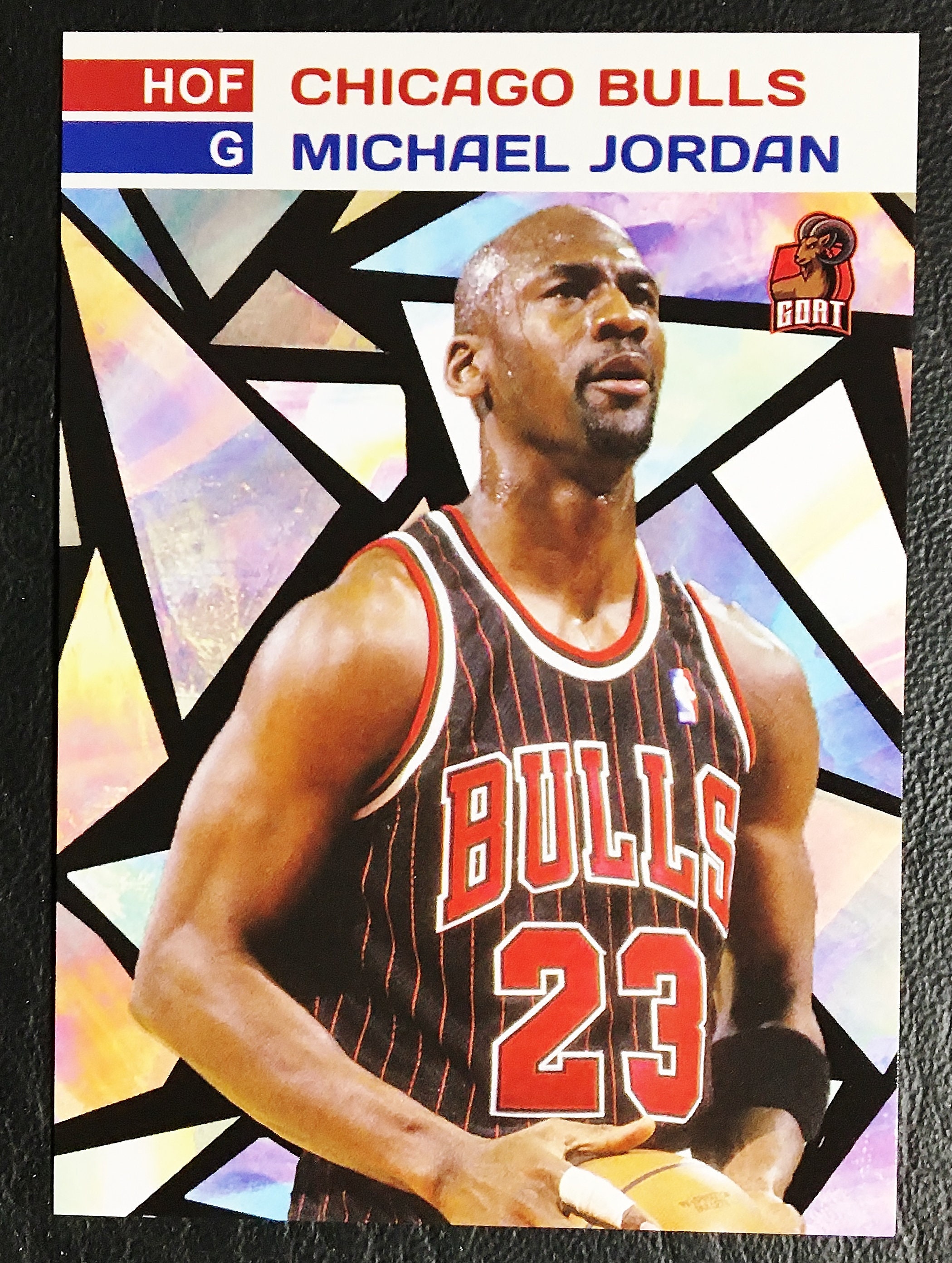 Michael Jordan Hall of Fame Basketball Custom Card Mint - Etsy