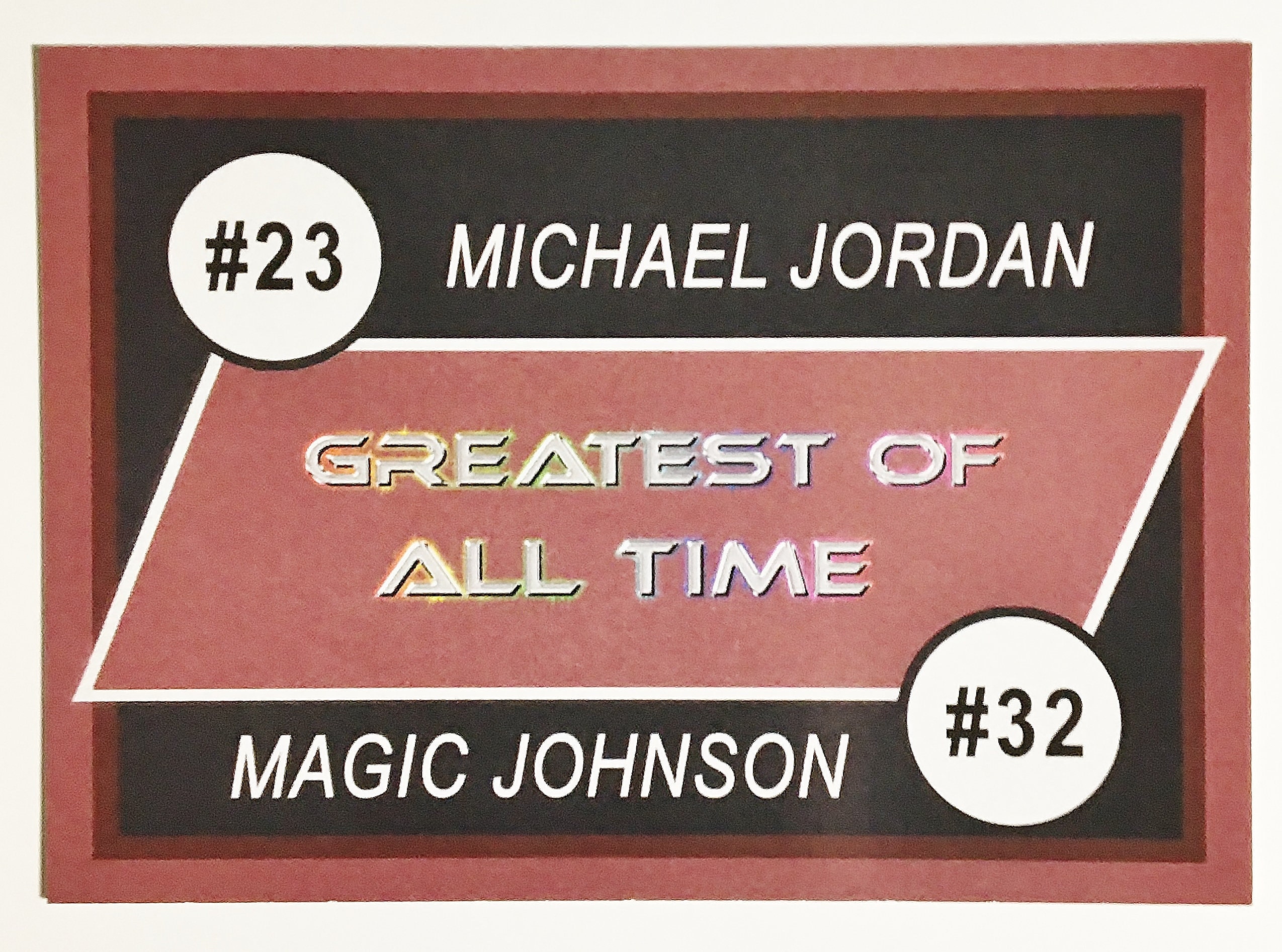 Michael Jordan Magic Johnson Greatest of All Time - Etsy