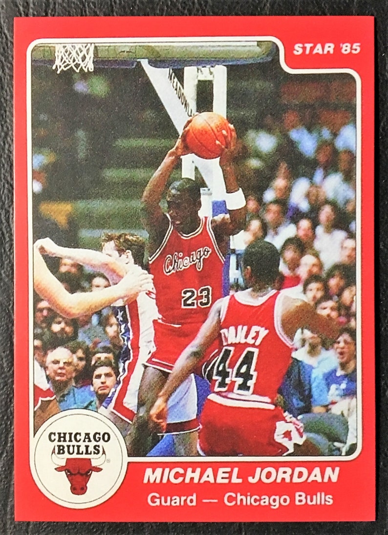 1985 Star 101 Michael Jordan Rookie Reprint Mint Condition Etsy