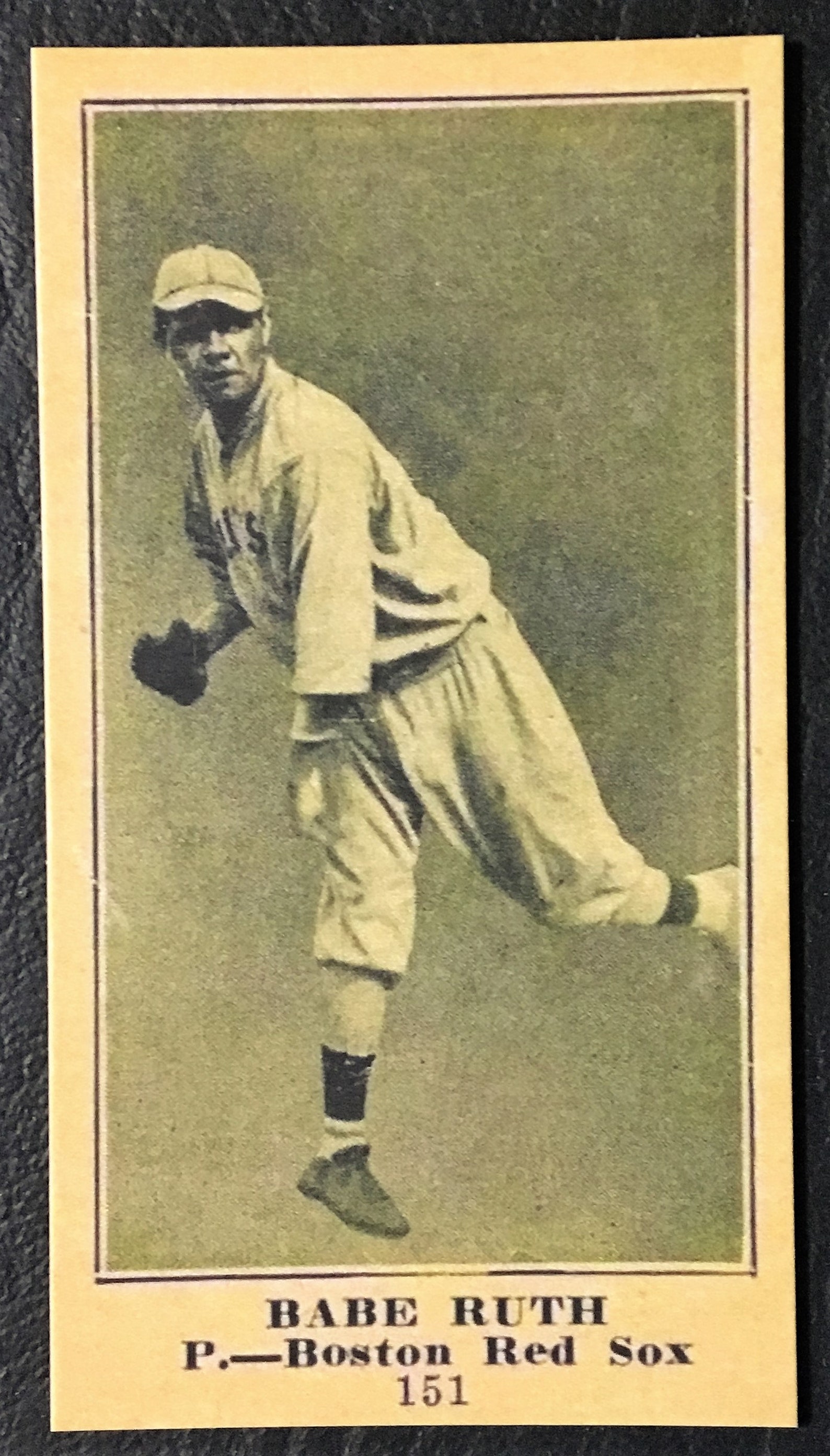 1916 M1015 151 Babe Ruth Rookie Reprint Mint Condition Etsy