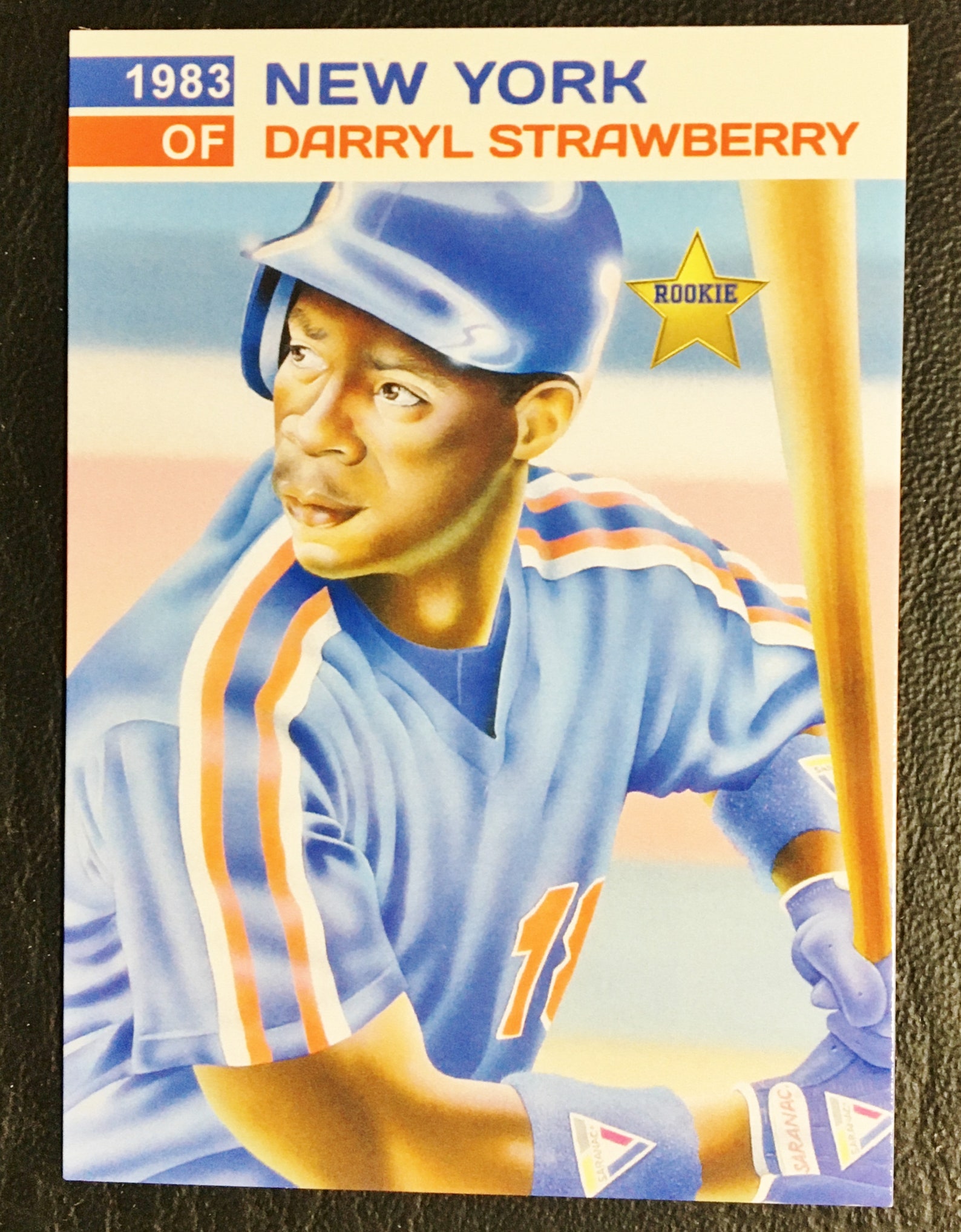 1983 Fierce Darryl Strawberry Custom Star Rookie Card Mint Etsy