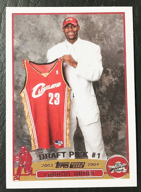 2003-04 Lebron James 221 1 Draft Pick Rookie Reprint Mint - Etsy Denmark