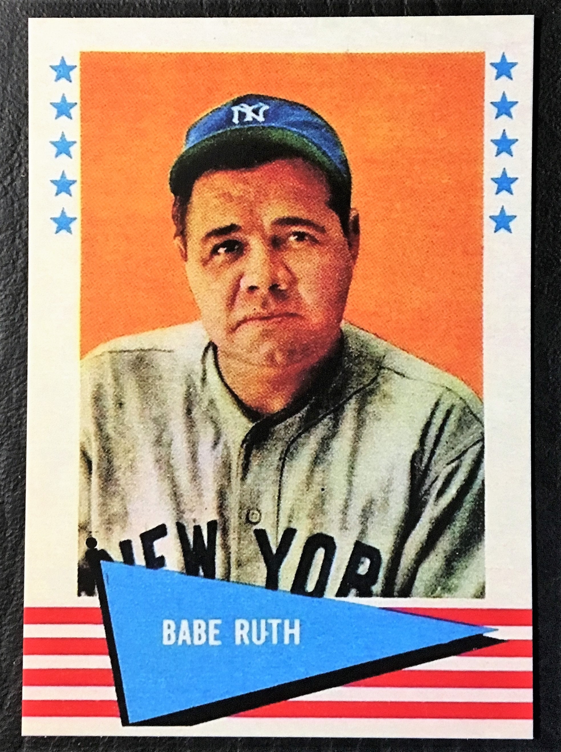 1961 Fleer 75 Babe Ruth Baseball Greats Reprint Mint Etsy