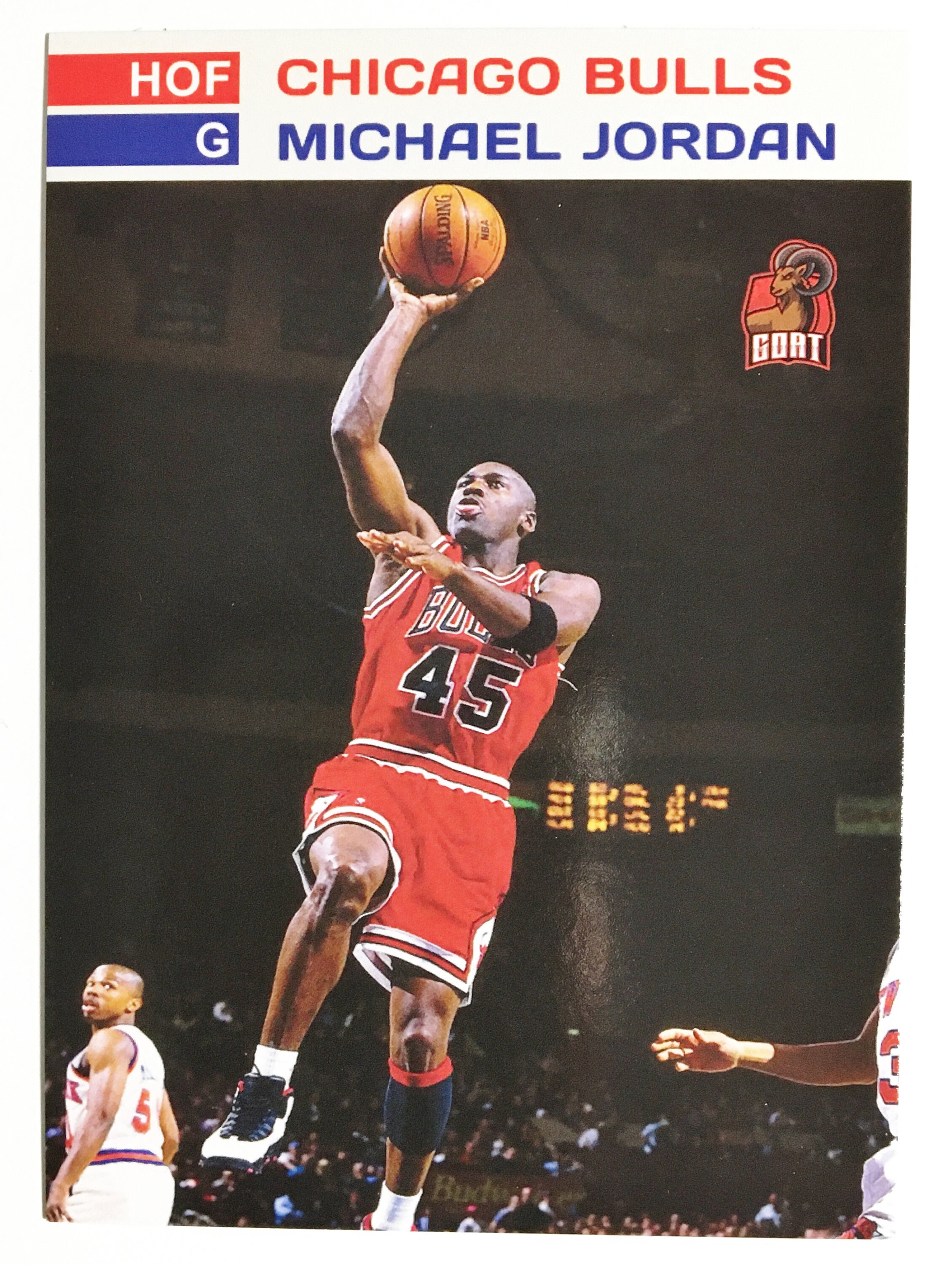 Michael Jordan Hall of Fame Basketball Custom Card Mint - Etsy