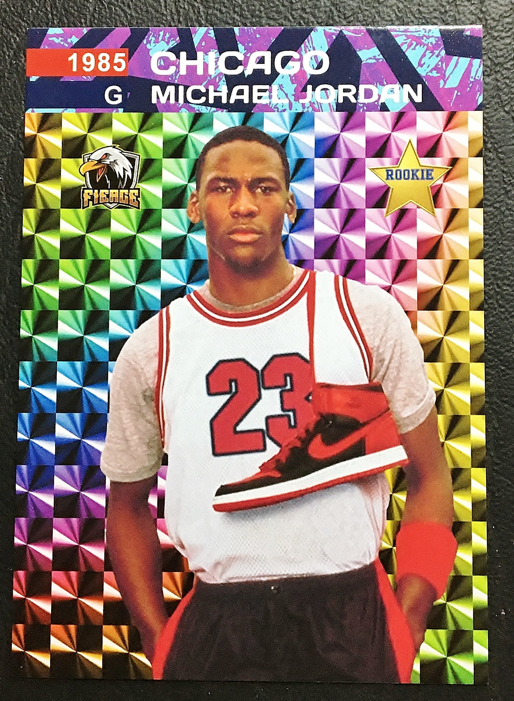1985 Michael Jordan Nike Shoe Basketball Custom Card Mint - Etsy Sweden